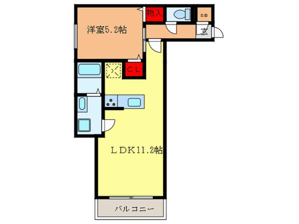 ハル野崎の物件間取画像